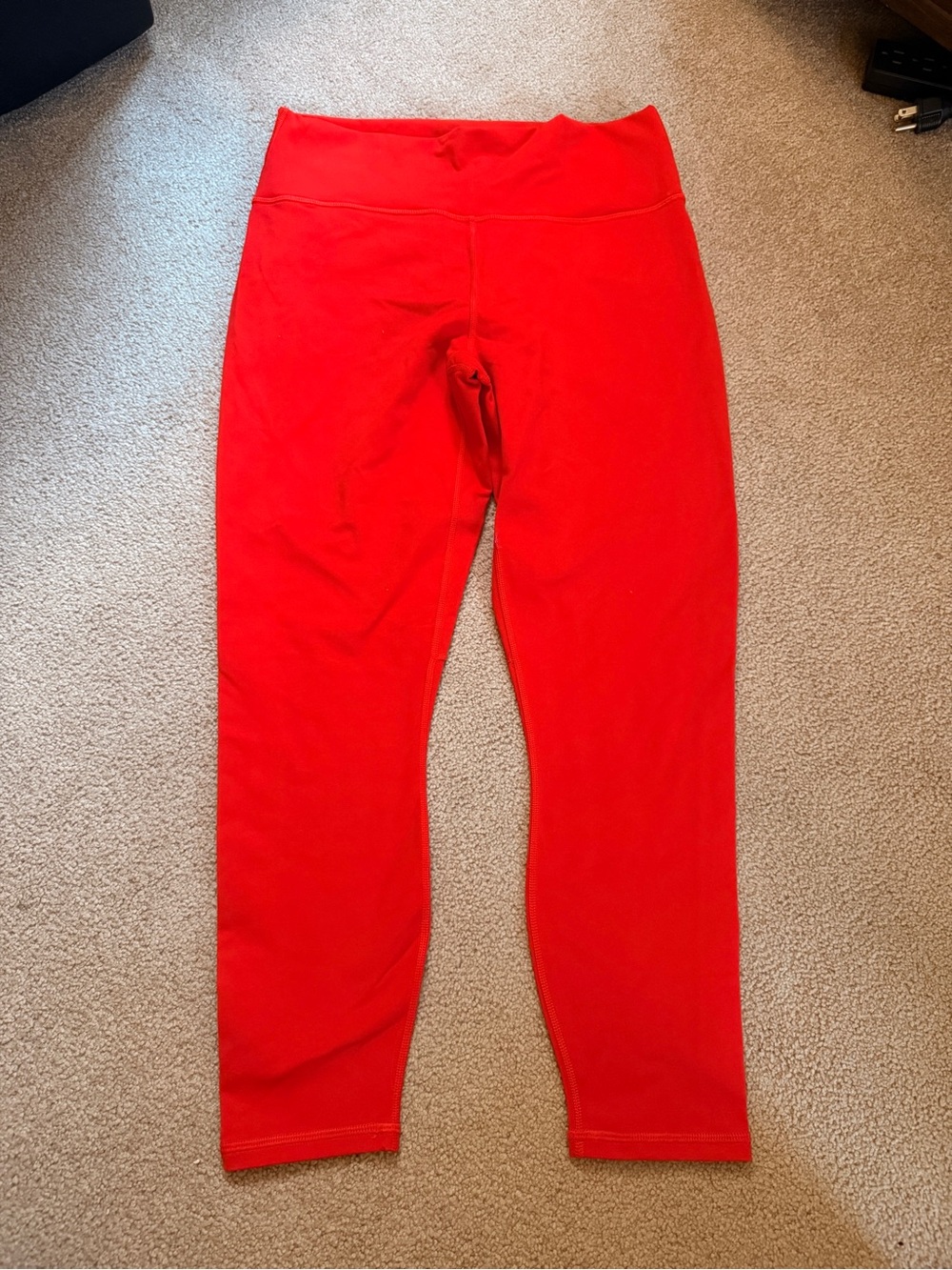 Fabletics Vibrant Red High-Rise Leggings